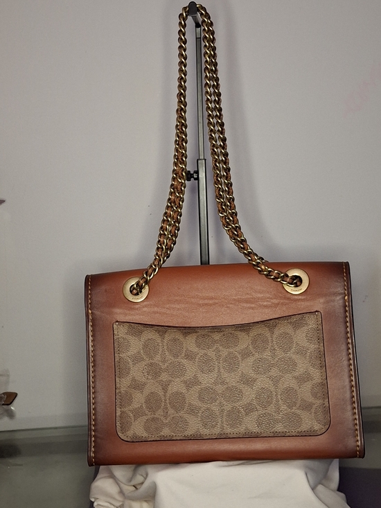 Coach Parker Colorblock Convertable Shoulder Bag - Picture 2 of 5